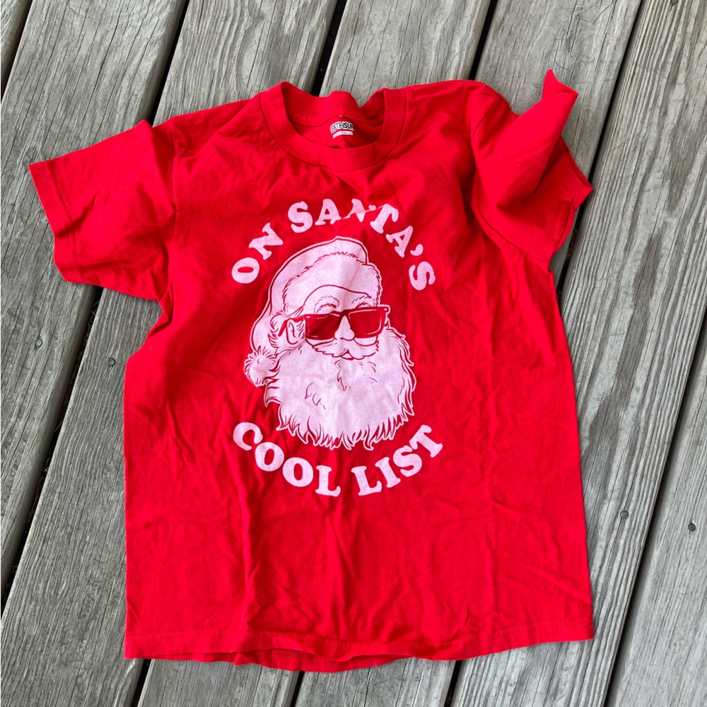 Kids Christmas bundle: Santa t-shirt, dinosaur, gingerbread man, pajamas